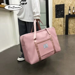 Large Travel Rolling Luggage | Carry Size Rolling Luggage | Travel -Travelpro Shop BeaSumore Large capacity students move Rolling Luggage folding Travel bag Suitcase Wheels Trolley Carry On Trunk